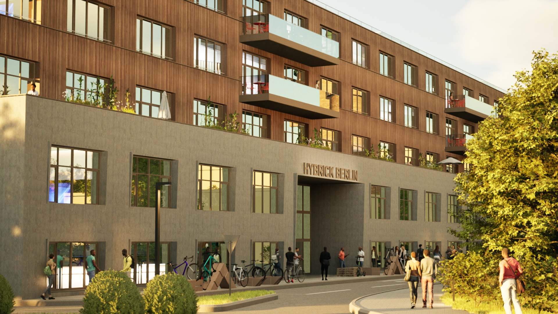 Ankommen am Campus, ob mit Fahrrad, ÖPNV oder Auto.